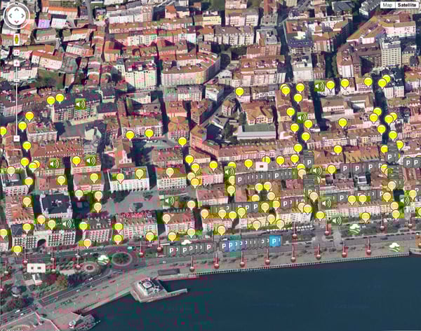 The SmartSantander project uses information relayed by sensor nodes The SmartSantander project